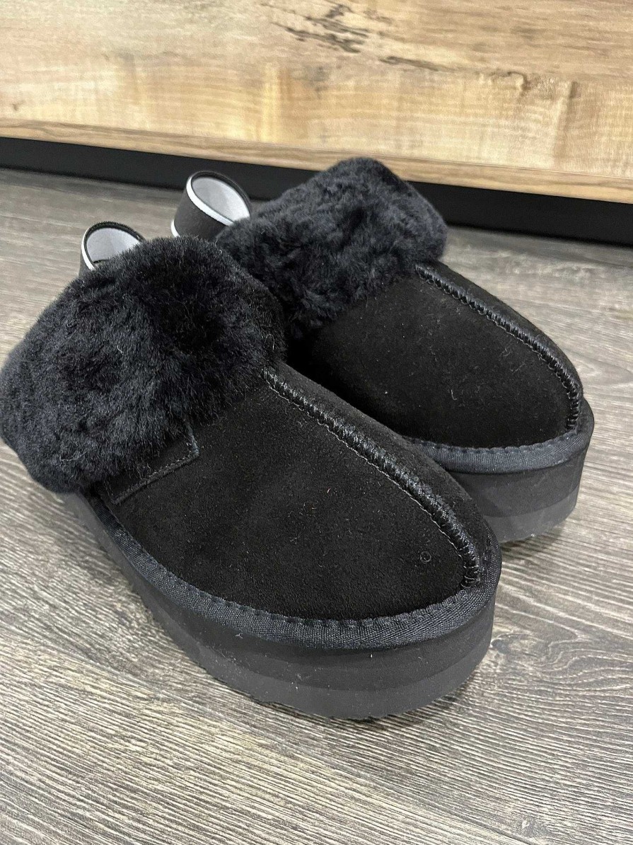 Donna Vanity Sirone | Slippers Con Pelo Ed Elastico